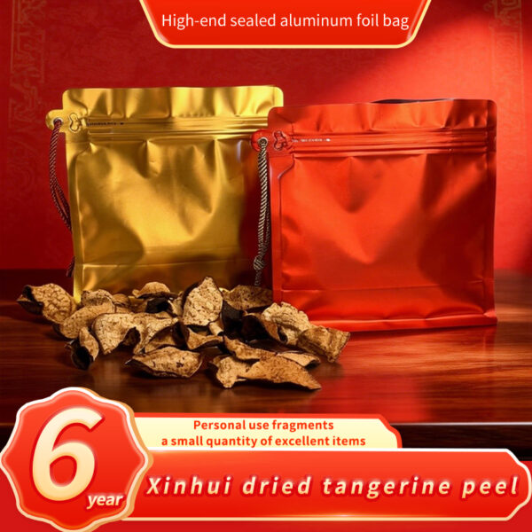 6-Year Authentic Xinhui Tangerine Peel | Chakeng Core Origin Winter-Harvested Peel | Sealed Glass Jar Gift Box